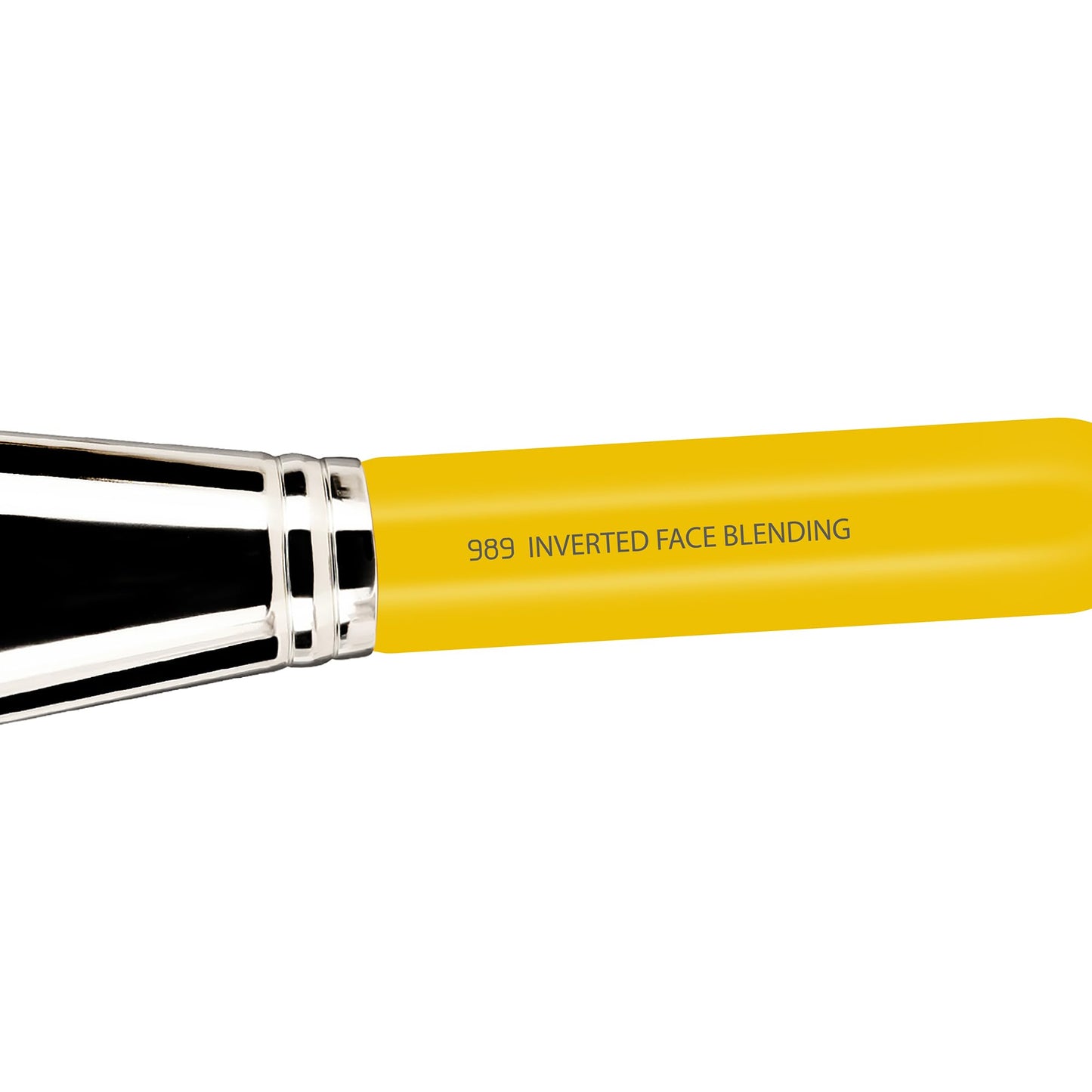 Bdellium Tools Professional Makeup Brush - Studio Series 989 Inverted Face Blending - With Soft Synthetic Fibers, For Blending (Yellow, 1pc)
