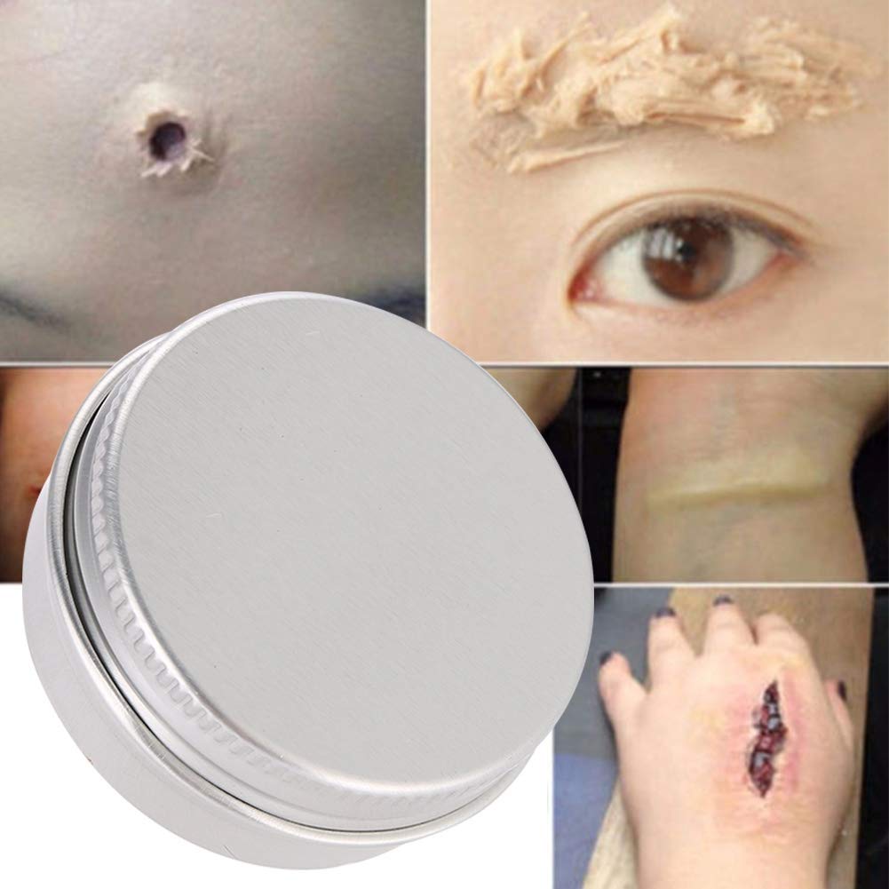 Professional Stage Halloween Fake Wound Scars Wax Halloween Makeup Wax, Scar Wax Kit Make Up Special Effects Fake Wound Skin,Modeling Scar Wax Rotekt