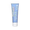 Thinksport SPF 50+ Mineral Sunscreen with Clear Zinc Oxide, 3 Fl Oz - Safe, Natural, Water Resistant, Broad Spectrum UVA/UVB Sun Screen for Sun