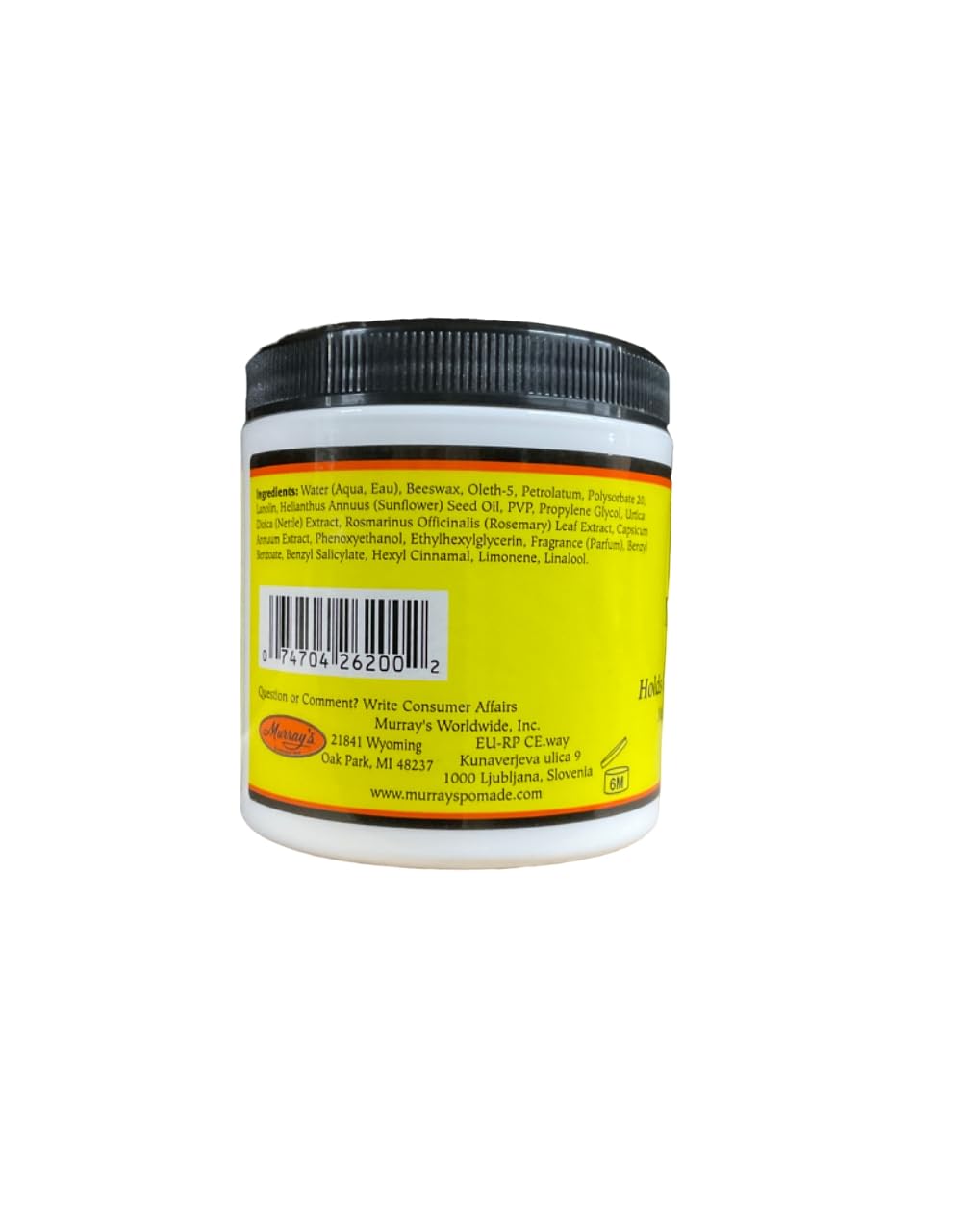 Murrays Natural Loc Molding Paste 6 oz.