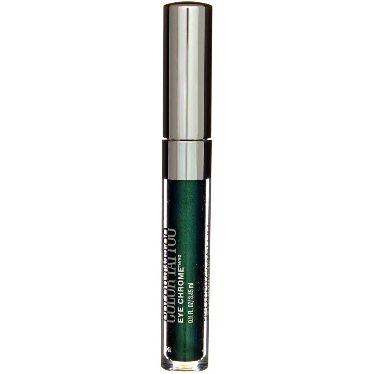 Maybelline New York Color Tattoo Eye Chrome Shadow, Electric Emerald, 1 Count