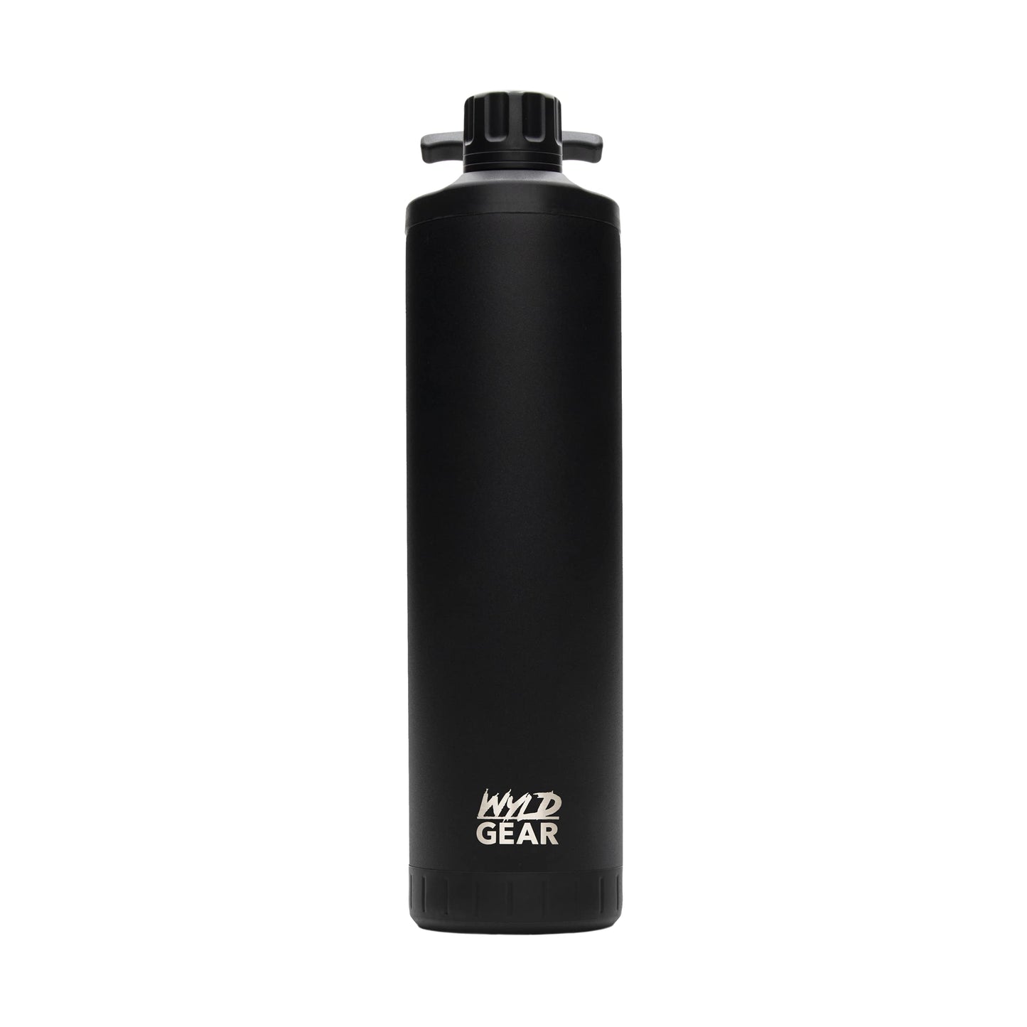 WYLD GEAR Mag Series - Stainless Steel Water Bottle with Magnetic Cap - 24oz Black