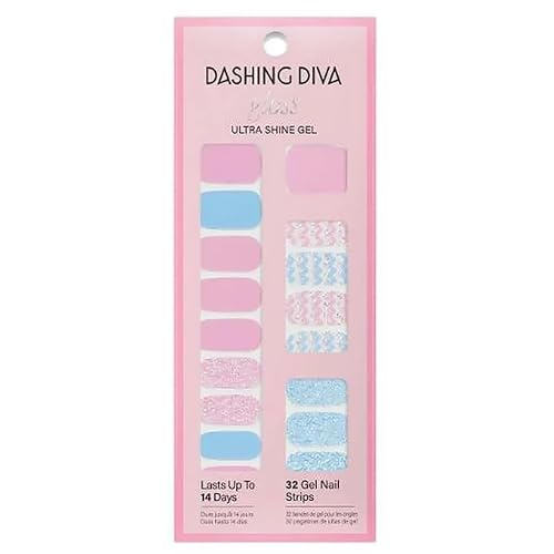 Dashing Diva Gloss Ultra Shine Gel Nail Strips - Poppin Pastels Beauty & Personal Care Dashing Diva