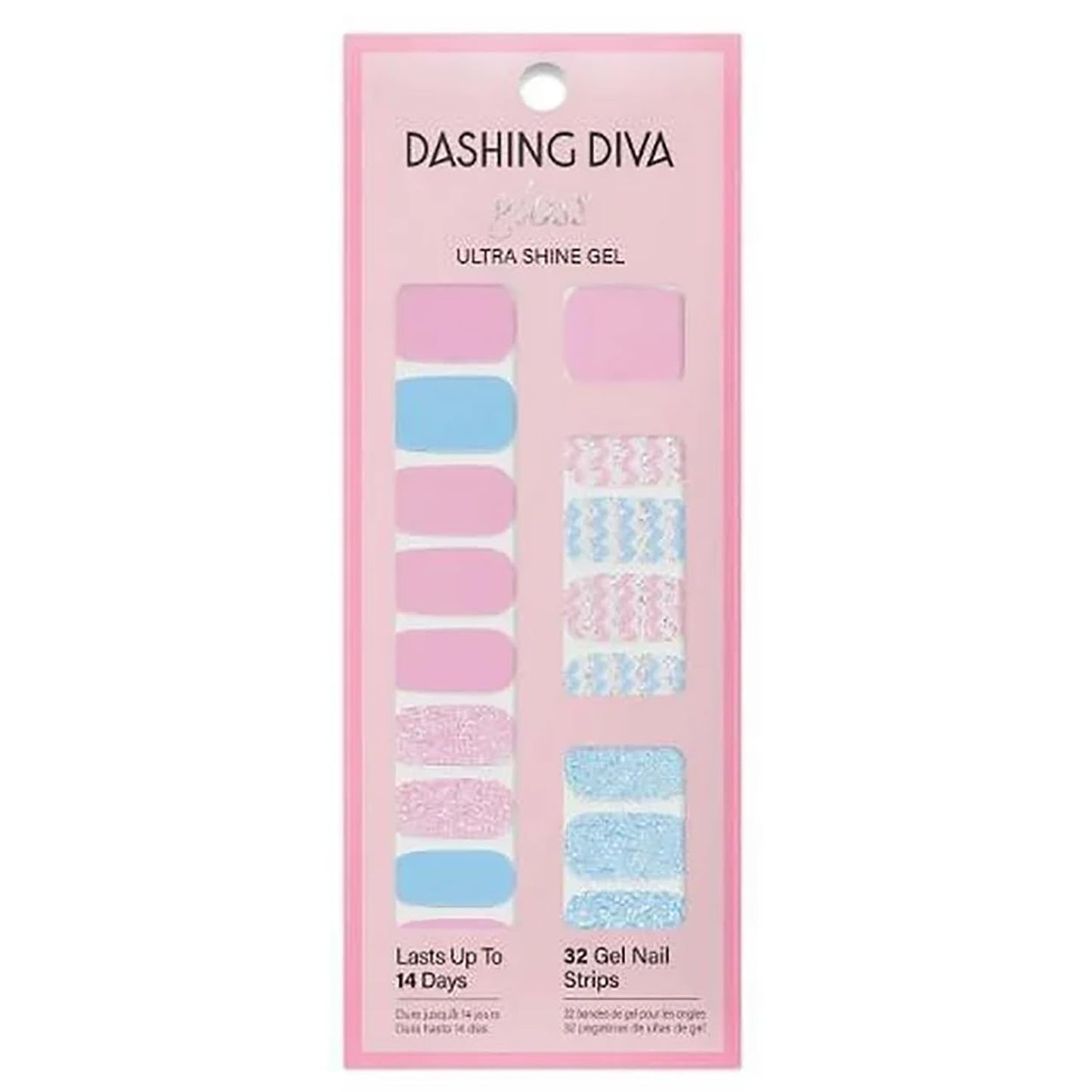 Dashing Diva Gloss Ultra Shine Gel Nail Strips - Poppin Pastels Beauty & Personal Care Dashing Diva