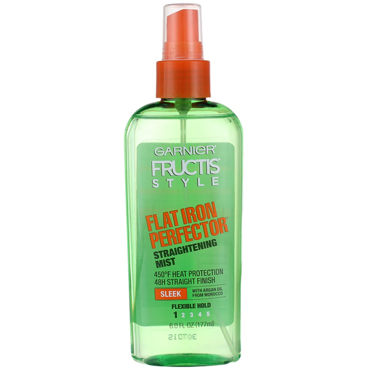 Garnier Fructis Style Sleek & Shine Flat Iron Perfector Straightening Mist 6 oz (Pack of 2)
