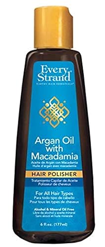Every Strand Argan Oil With Macadamia Hair Polisher, 6 Fl Oz, 6 Oz