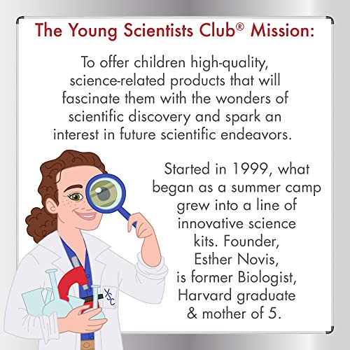 The Young Scientists Club Top Secret Spy Science Kit – Detective Set for Kids, Crime Solver Toy Gift for Boys & Girls Ages 8-10