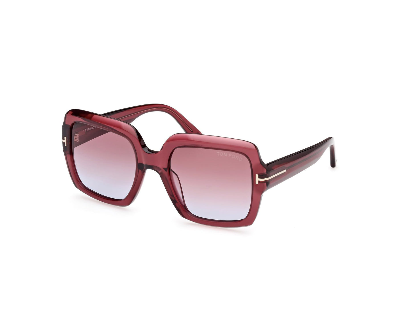 Tom Ford Sunglasses FT 1082 66Y Shiny Dark Red /