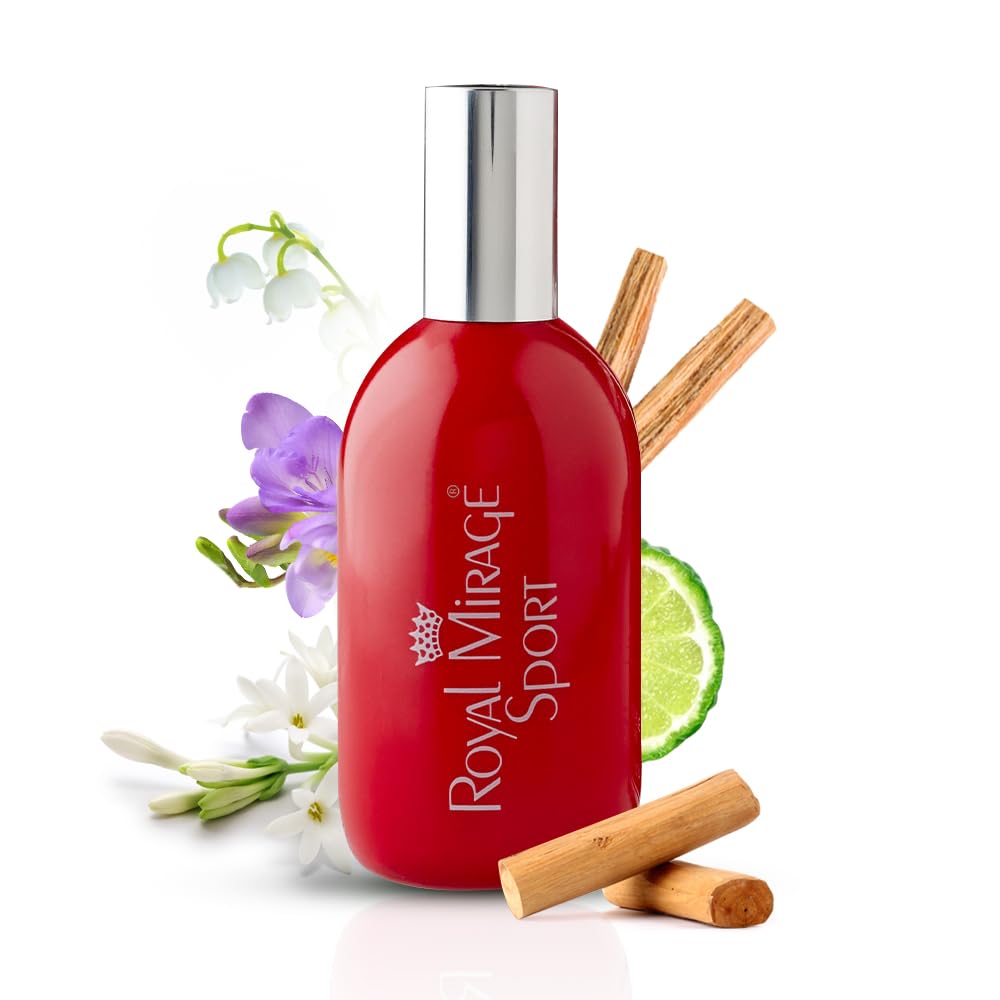 Royal Mirage Sport Eau de Cologne - Unique Fresh Green & Floral Fragrance Spray - 120ml (4 oz) Long-Lasting EDC - Authentic Heritage Scent Beauty & Personal Care Royal Mirage
