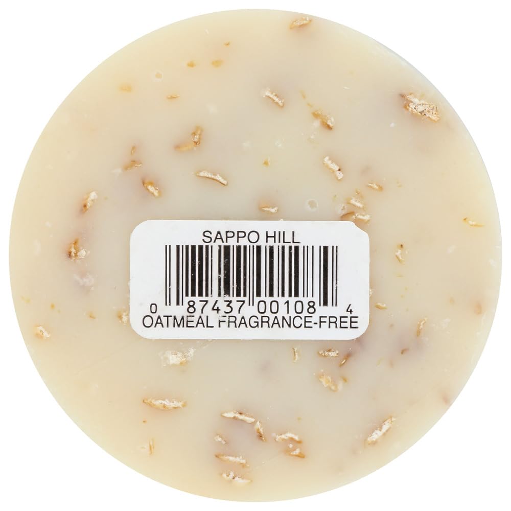 SAPPO Hill SOAPWORKS Glycerine CRM SOAP,Oat,FF, 3.5 OZ