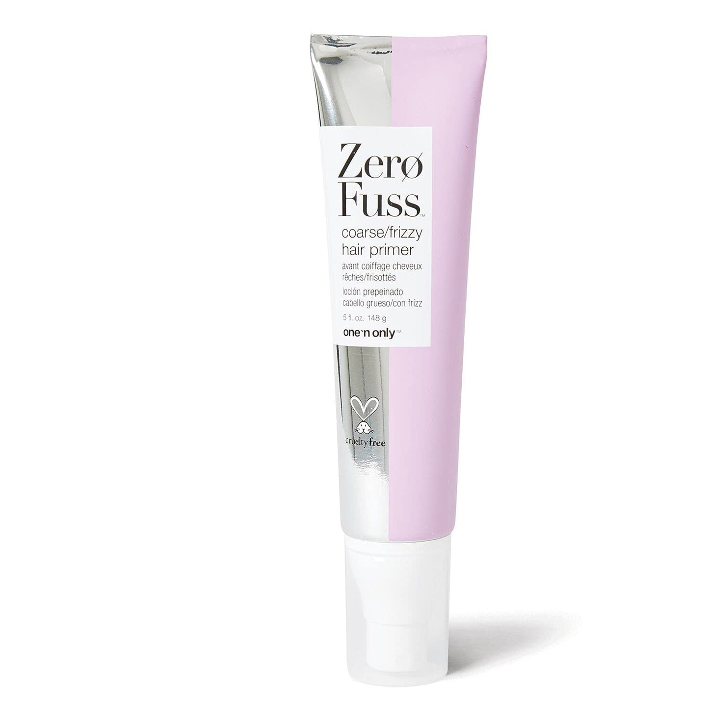 one 'n only Zero Fuss Coarse/Frizzy Hair Primer, Leave-in Spray, Detangles and Smooths, Weightlessly Conditions, Humidity Resistant, Tames Frizz, No