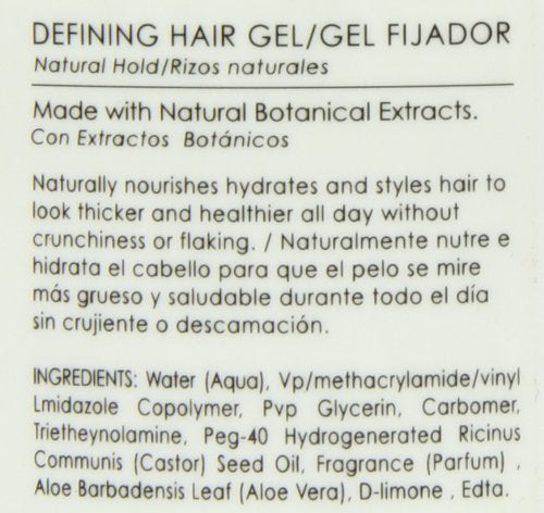Dominican Magic Hair Styling Gel - Strong Hold & Frizz Control - Aloe Vera - Enriched with Natural Extracts for Shine & Moisture - All Hair Types - No