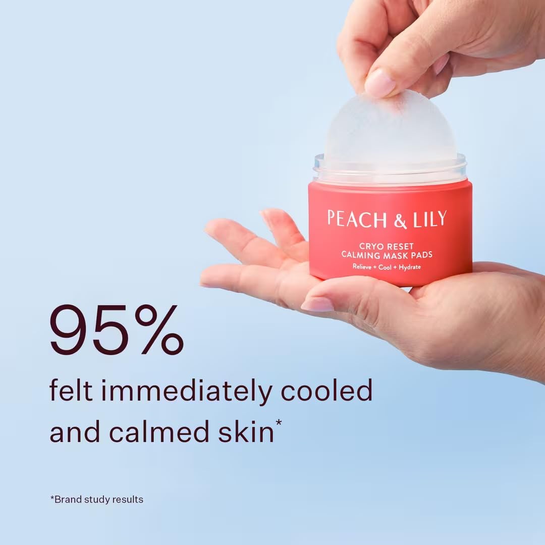 Peach & Lily Cryo Reset Calming Mask Pads