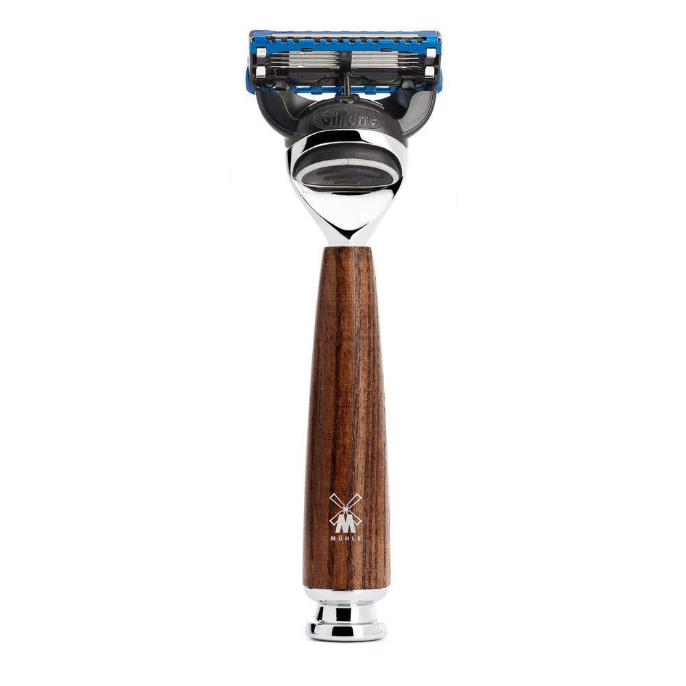 MÜHLE RYTMO Shaving Kit for Men, Steamed Ash Wet Shaving Grooming Set Beauty and Personal Care MÜHLE