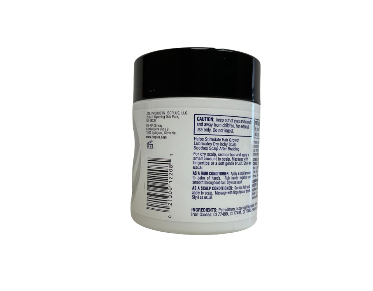 Isoplus Black Castor Oil & Coconut Oil 5.25oz