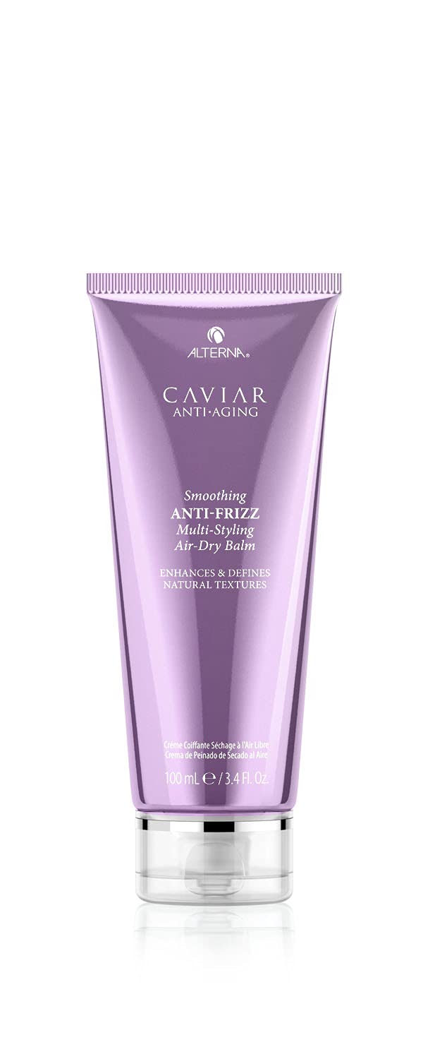 Alterna Caviar Anti-Aging Smoothing Anti-Frizz Multi-Styling Air Dry Balm, 3.4 Fl Oz | Controls Frizz With Light Hold | Adds Natural Shine | Sulfate
