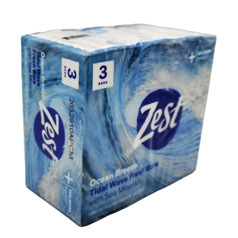 Zest Bar Soap 3 ct, ocean breeze, 12 Ounce Beauty & Personal Care Zest