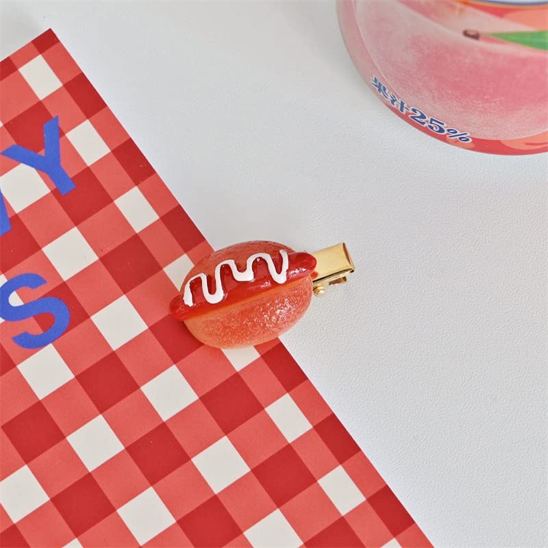 Hair Clips for Styling Salon Simulation Pattern Funny Cartoon Hair Accessories (Type B)