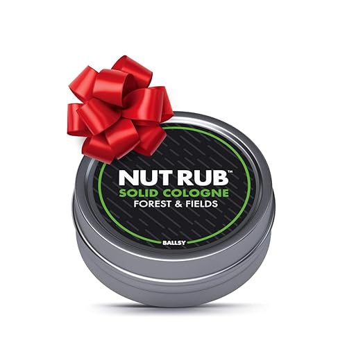 Ballsy Body & Groin Rub, Cologne for Everywhere, with Beeswax, Coconut and Sunflower Seed Oil, Forest and Fields .85 oz