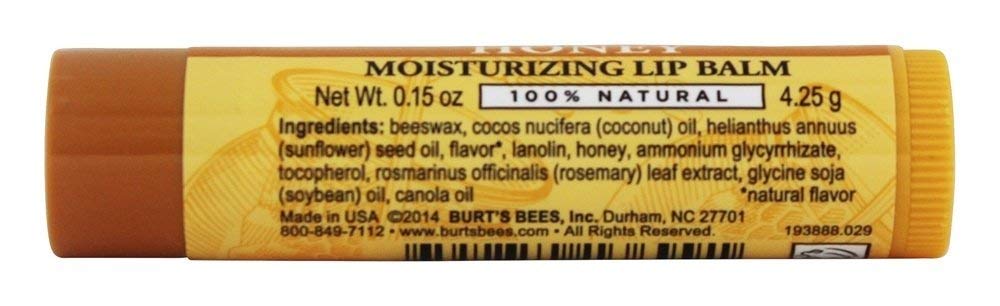 Burt's Bees Lip Balm - Moisturizing and Nourishing