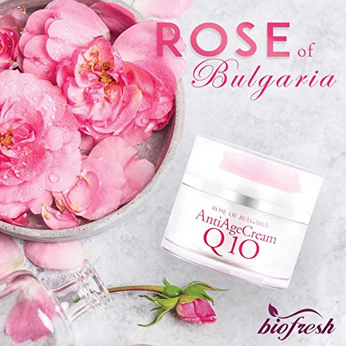 Biofresh Rose of Bulgaria Q10 Anti-Age Cream with Natural Rose Water 1.7 fl oz