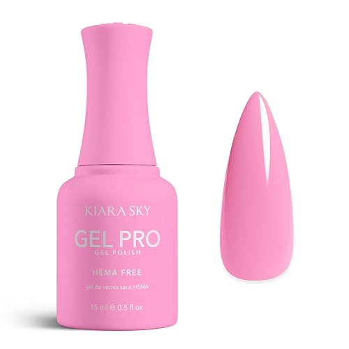 KIARA SKY Gel Pro HEMA-Free Gel Nail Polish | Full Coverage, 28+ Day Wear, Self-Leveling, UV/LED Soak-Off, 0.5 fl oz | No Doubt About It #036 Beauty & Personal Care KIARA SKY