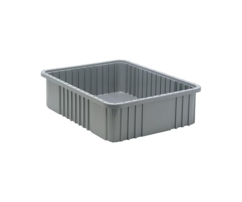 Quantum Storage K-DG93060GY-1 Dividable Grid Container, 22-1/2" x 17-1/2" x 6", Gray