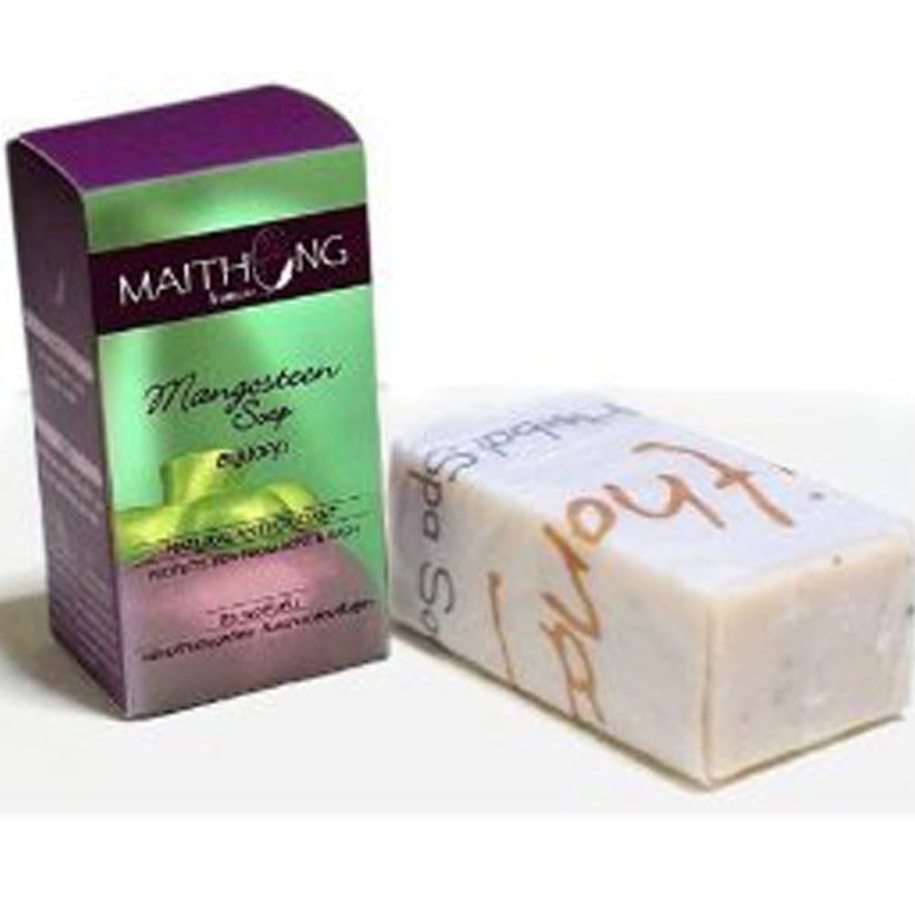 Maithong Mangosteen Natural Herbal Anti-oxidant Aha Soap Prevent Acne & Rash Reduce Acne Beauty & Personal Care Maithong
