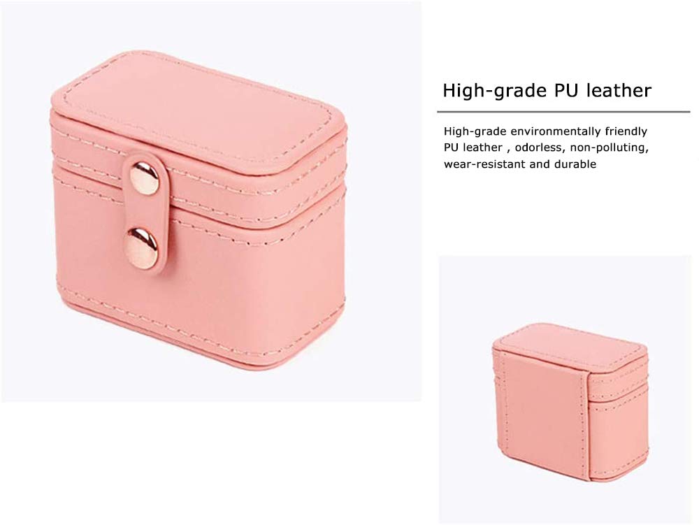Afzos Ring Box Small Jewelry Box Girls Jewelry Organizer Mini Travel Case Ring Storage Box