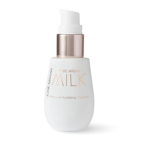 Josie Maran Pure Argan Milk - Anti Aging Face Serum with Argan Oil for Long-Lasting Hydration and a Fresh, Radiant Glow - Suitable for Dry, Sensitive
