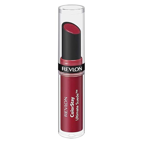 REVLON Lipstick, ColorStay Ultimate Suede Lipstick, High Impact Lip color with Moisturizing Creamy Formula, Infused with Vitamin E, 075 Cruise