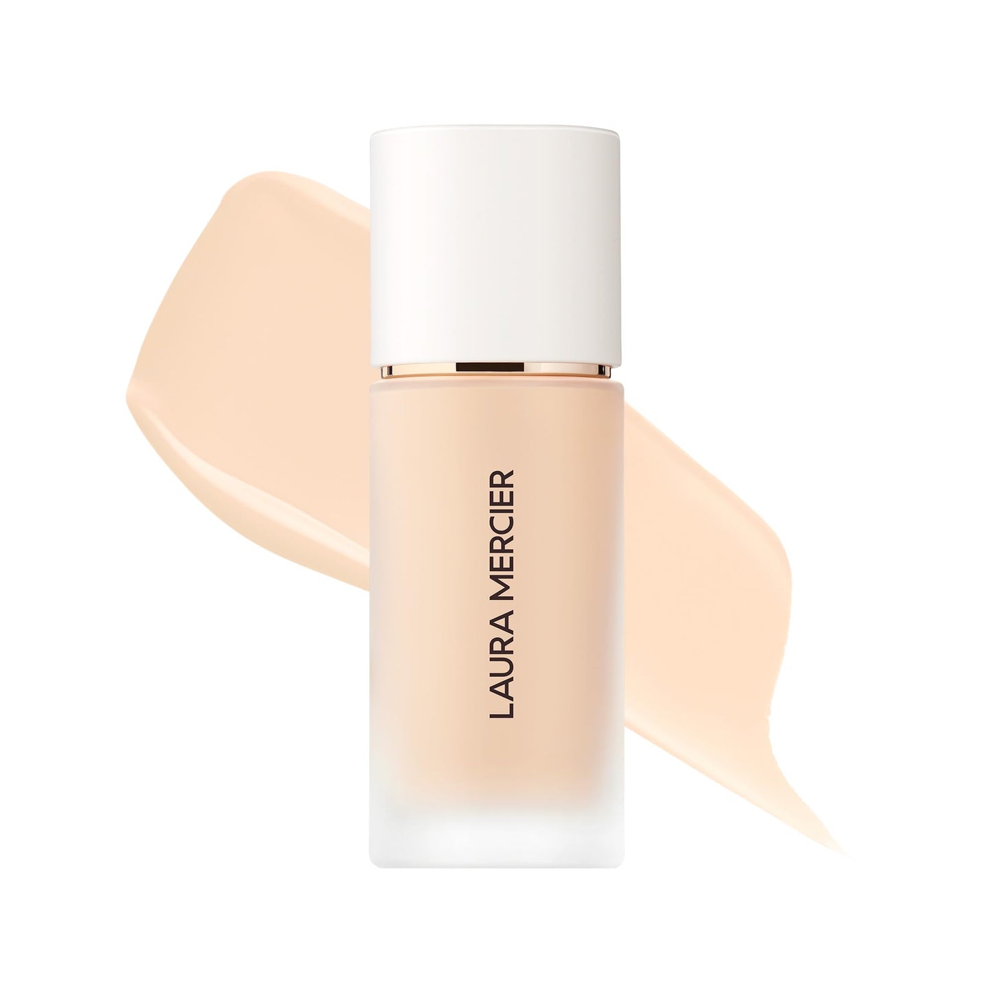 Laura Mercier Real Flawless Weightless Perfecting Waterproof Liquid Foundation: Medium-Buildable Coverage, 12 HR Fade-Proof Wear, Natural Finish