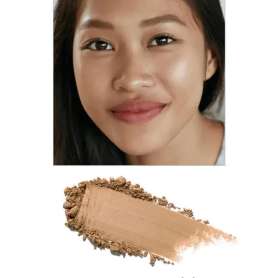 Emani Flawless Matte Powder Foundation - Mineral Compact Makeup for Sensitive Skin, Buildable Coverage, Shine Control, Long-Lasting Finish Up