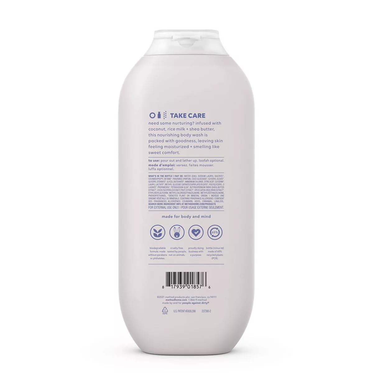 Method Body Wash Simply Nourish - 18 fl oz Beauty & Personal Care Method