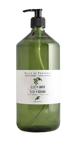 Belle de Provence Olive & Rosemary 1L Pump Liquid Soap Beauty & Personal Care Belle de Provence