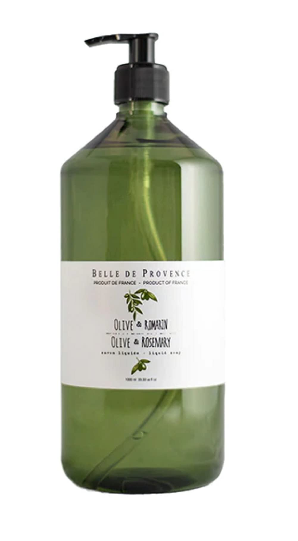 Belle de Provence Olive & Rosemary 1L Pump Liquid Soap Beauty & Personal Care Belle de Provence