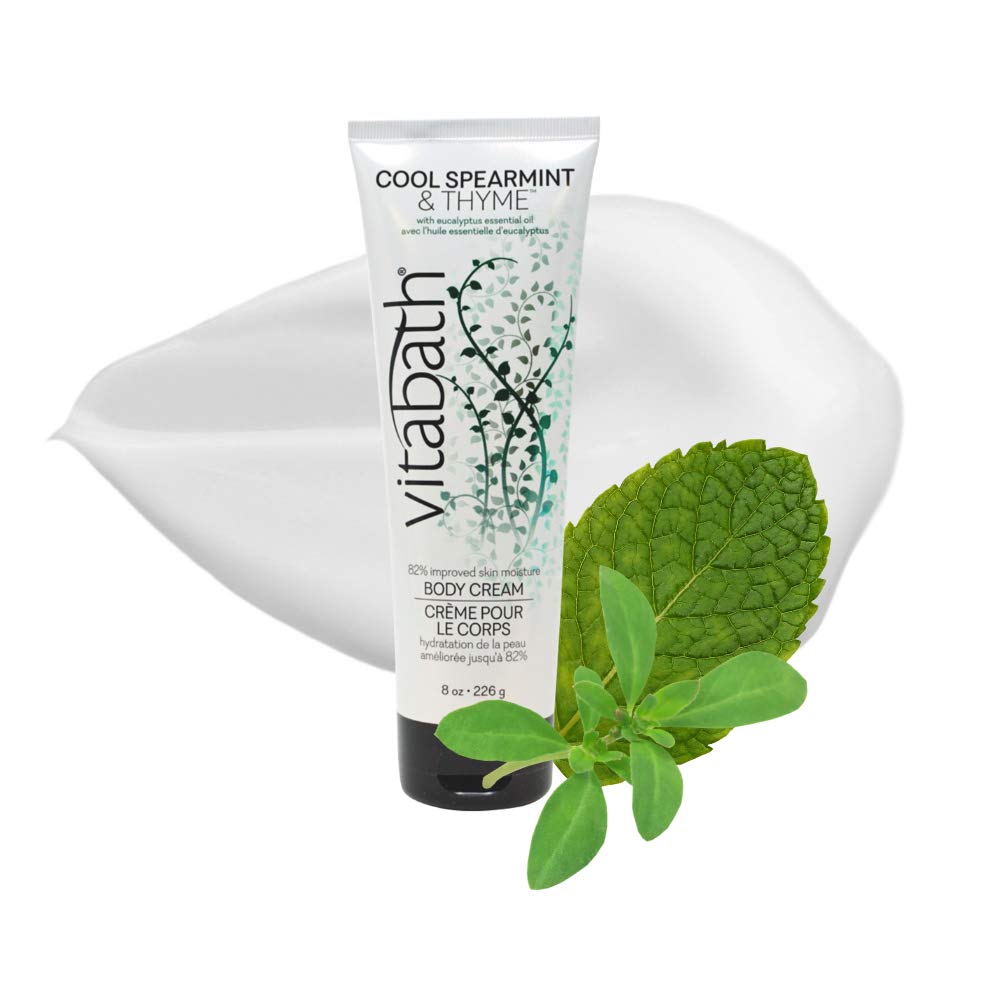 Vitabath Body Cream, Cool Spearmint & Thyme, 8 Fluid Ounce