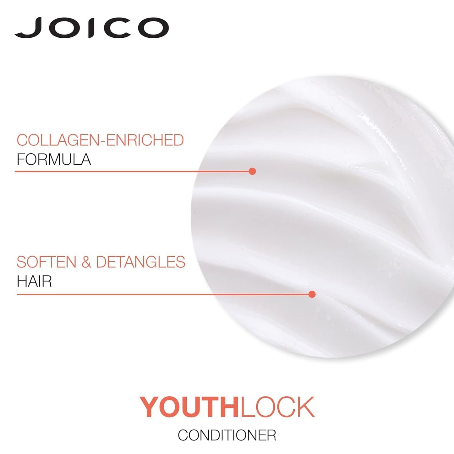YouthLock Shampoo & Conditioner Set Formulated with Collagen | Youthful Body & Bounce | Reduce Breakage & Frizz | Free of SLS/SLES Sulfates | 33.8 Fl