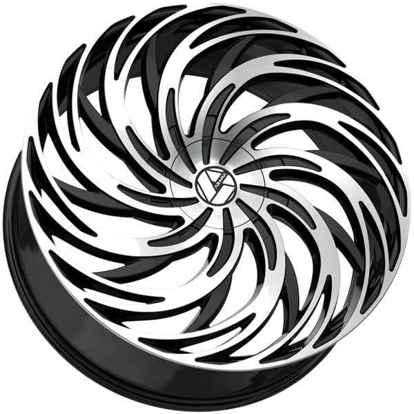 Azara AZA-531 22x8.5 5x112 5x114.3 +38 Cb 74.1 Gloss Black & Machined