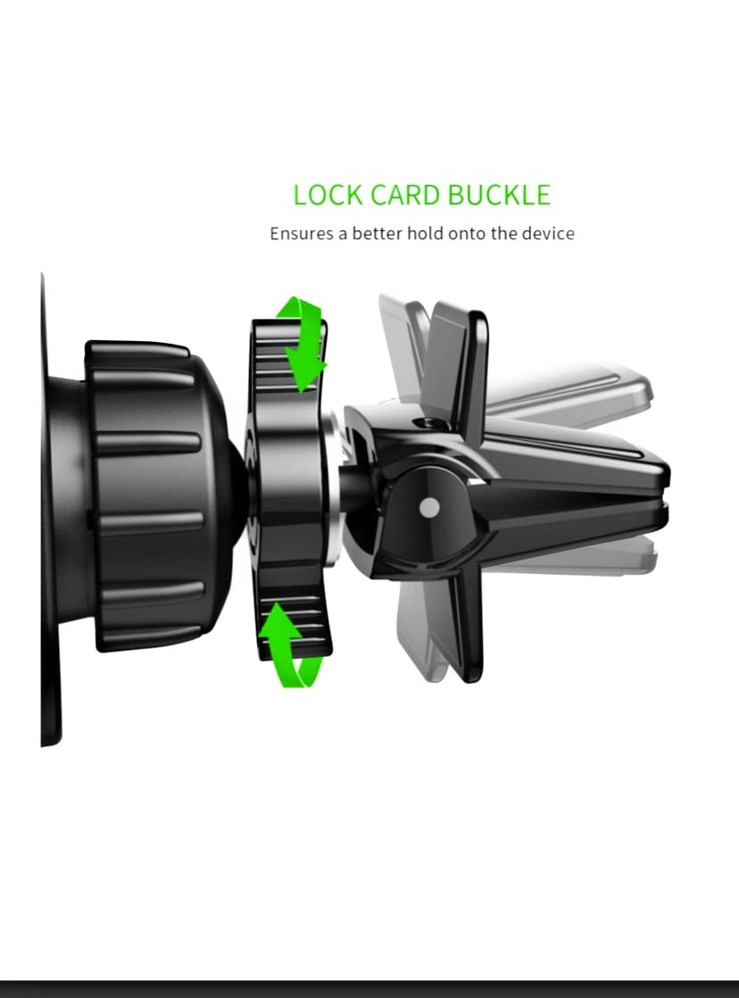 Esoulk Magnetic Phone Mount for Car Air Vent, Universal Cell Phone Holder for Car, Hands Free Car Mount, Strong Magnet Hold, Compatible with iPhone…