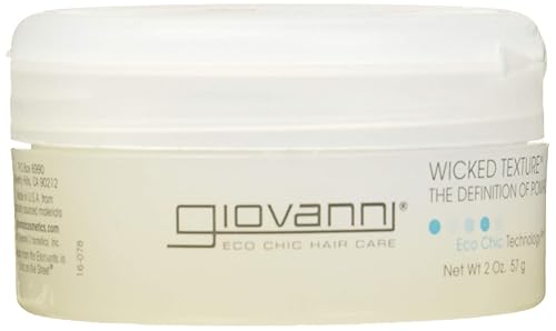 GIOVANNI Wicked Texture The Definition Of Pomade - Styling Hair Pomade, Helps to Shape Hair & Smooth Texture, Water Based Pomade that Washes Out
