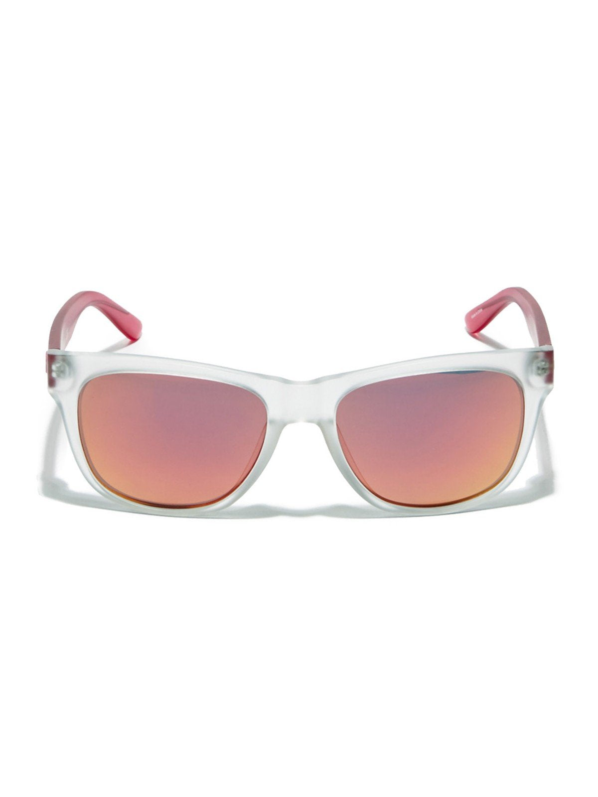 GUESS GG1127 Matte Crystal/Pink Mirror Lens One Size