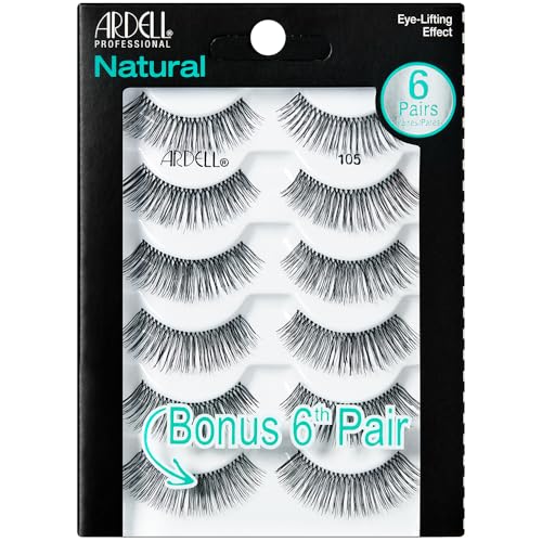Natural 105 Black - 6 Pairs pack