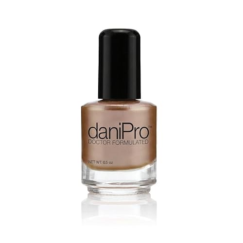daniPro Doctor Formulated Nail Polish Babe It's You-Pearlescent Mocha Fingernail Polish & Toenail Polish, 0.5 oz with Undecylenic Acid, Biotin Beauty & Personal Care daniPro