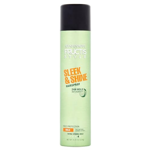 Garnier Fructis Style Anti-Humidity Hairspray Sleek & Shine, 8.25 Ounce (Pack of 2)