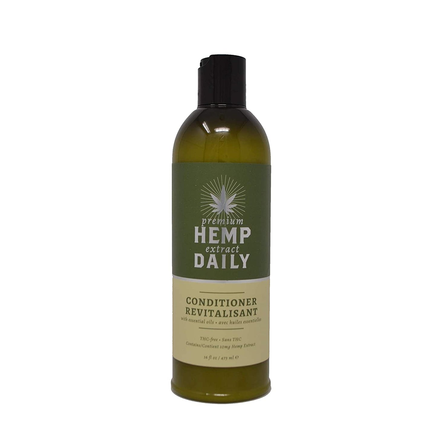Hemp Daily Shampoo and Conditioner | Hemp, Argan, and Essential Oils | THC-free | 16 fl oz (Shampoo + Conditioner)