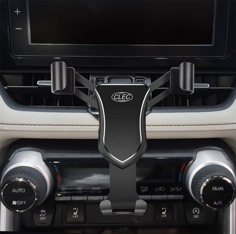 Zchan Custom (Big Phone Friendly) Phone Holder Fit for Toyota RAV4 2019-2025 (Not fit for Hybrid LE/XLE),Gravity Car Stand,RAV4 Car Mount in Air…