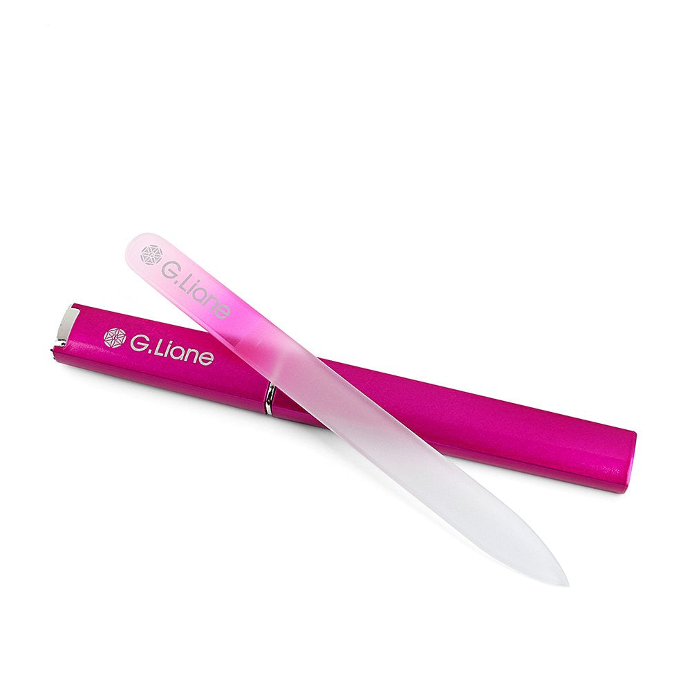 G.Liane Crystal Nail File Set-Professional Nail File Manicure Pedicure Kit for Natural Nails Acrylic Nails Gels Nails Manicure Tools for Home