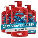 Old Spice Cleansing Body Wash for Men, 3X Defense, 24/7 Shower Fresh with Lasting Scent, 2-in-1 Body & Face Wash, Krakengard with Deep Ocean Scent