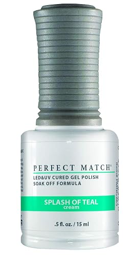 LeChat Perfect Match Gel Polish, Splash of Teal, 0.5 Fl Oz Beauty & Personal Care LECHAT